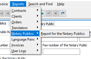 Our Enterprise (Multiuser) Edition enables the users that you create to track Notary Publics and to see reports by Notary Publics, orders done for them...